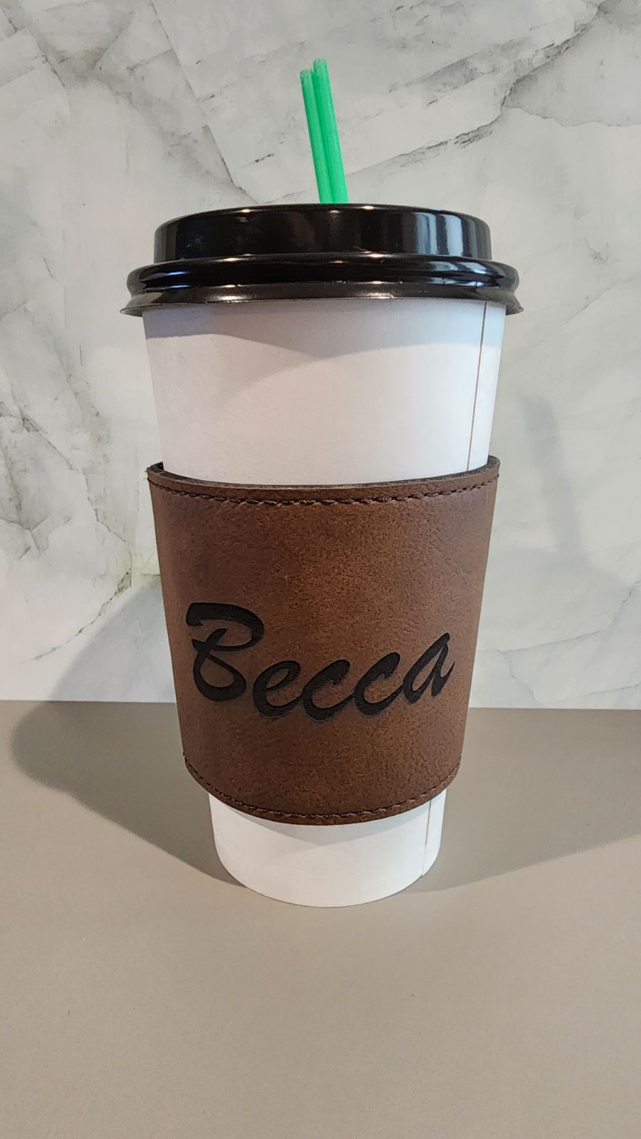 Leatherette Coffee Sleeve